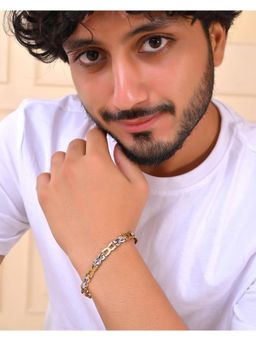 VOJ - Men Gold-Plated And Silver-Toned Exquisite Alloy Link Bracelet