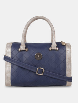 ESBEDA - Blue Glitter Top Handle Handbag for Women (M)