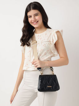 Fastrack - Geo Quilt Mini Satchel for Women