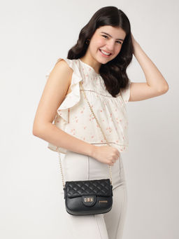 Fastrack - Quilt Chain Sling for Women