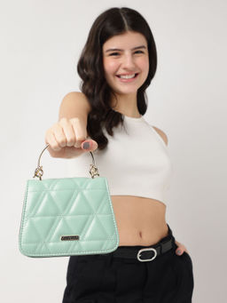 Fastrack - Geo Quilt Mini Satchel for Women