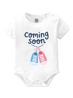 Baby Buzz - Coming Soon Shoes Printed Baby Bodysuit (0-3 Months)