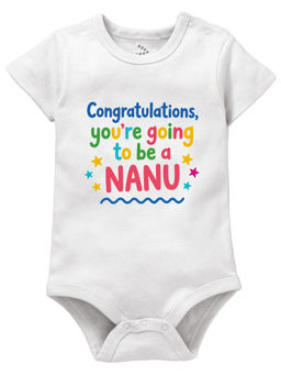 Zeezeezoo - Congratulations, You'Re Going To Be A Nanu Bodysuit (0-3 Months)