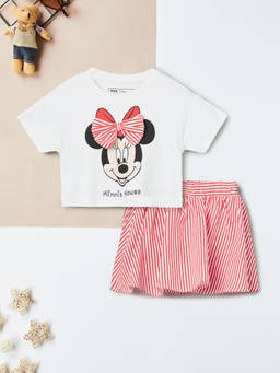max - Girls Minnie Mouse Skirt Set