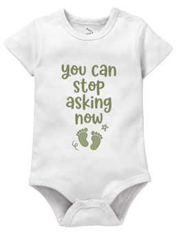 Zeezeezoo - You Can Stop Asking Now Bodysuit (0-3 Months)