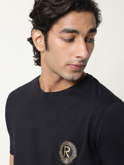 Rare Rabbit - Blue Casual T-Shirt