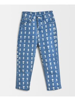 Mi Arcus - Peanuts Snoopy Printed Denim Jeans for Kids