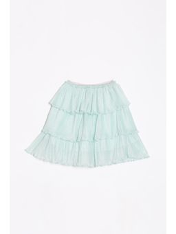 Allen Solly - Girls Green Regular Fit Skirt