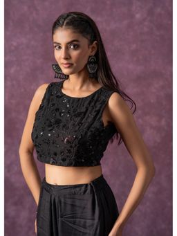 Juniper - Midnight Muse Embellished Crop Top