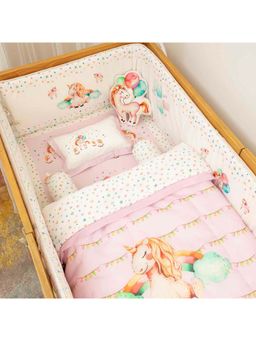 SNUGGLY SPACES - Miss Bella The Unicorn - Cot Bedding Set (Set of 6)
