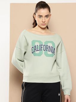 Alcis - Women's Sidefall Shoulder Pullover Sweatshirt