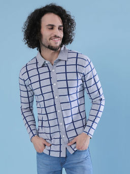 Campus Sutra - Men Full Sleeve Checkered Casual Shirt
