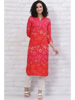 Rangriti - Red Printed Kurta