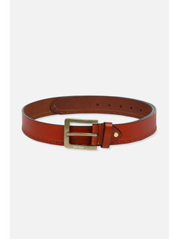 Allen Solly - Men Leather Solid Brown Casual Belt
