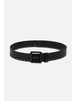 Allen Solly - Men Leather Solid Black Casual Belt