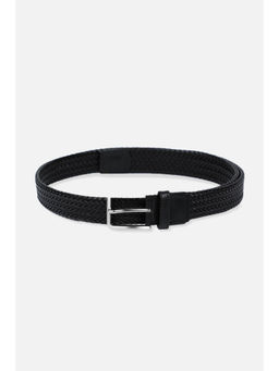 Allen Solly - Men Leather Textured Black Casual Belt