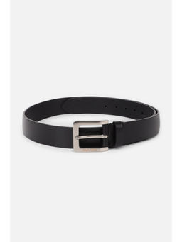 Allen Solly - Men Leather Solid Black Casual Belt