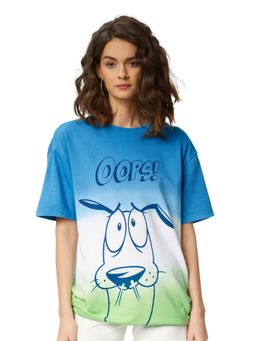 The Souled Store - Official Courage Oops Cotton Boyfriend T-Shirt for Women