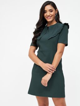 Kibo - Green Polyester Dress