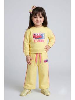 TINY GIRL - Girls Yellow Cotton Co-Ord set