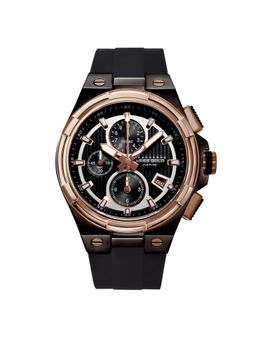 Aries Gold - King Chronograph Watch With Sapphire Glass For Men- G 7311 Bkrg-Bkrg