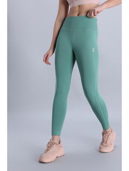 Zivame - Zelocity Quick Dry Gym Green Leggings