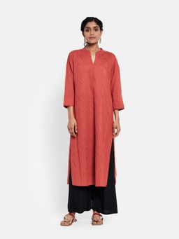 Fabindia - Cotton Cambric Pintuck Long Kurta