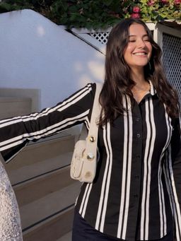 RIGO - Black Striped Regular Fit Shirt