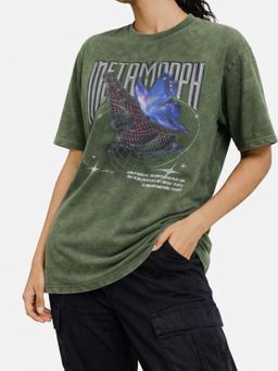 IZF - Olive Acid Wash T-Shirt