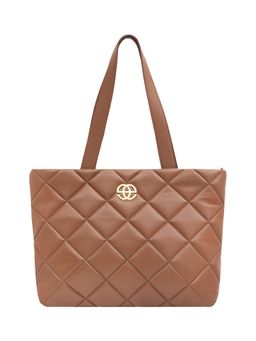 Eske - Cognac Nappa Elif Tote Bag For Women