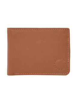 Aeropostale - Mens Leather Slimfold Mesa Wallet - Tan