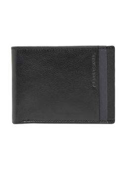 Aeropostale - Mens Leather Slimfold Walsenburg Wallet - Black