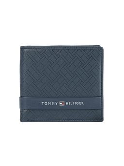 Tommy Hilfiger - Mens Leather Passcase Berkane Wallet - Navy Blue