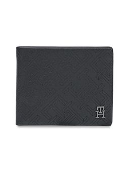 Tommy Hilfiger - Mens Leather Global Coin Tavros Wallet - Black
