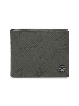Tommy Hilfiger - Mens Leather Multicard Coin Tavros Wallet - Olive