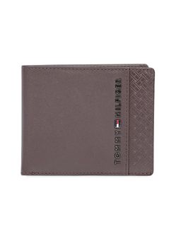 Tommy Hilfiger - Mens Leather Multicard Coin Eldred Wallet - Brown