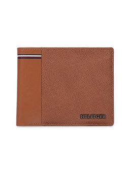 Tommy Hilfiger - Mens Leather Global Coin Hornslet Wallet - Tan