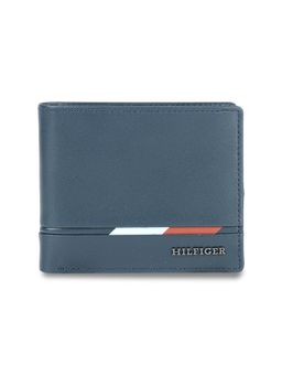 Tommy Hilfiger - Mens Leather Multicard Coin Stege Wallet - Navy Blue