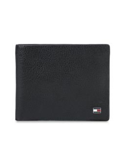 Tommy Hilfiger - Mens Leather Global Coin Damme Wallet - Black