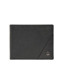 United Colors of Benetton - Mens Leather Global Coin Gladbeck Wallet - Black