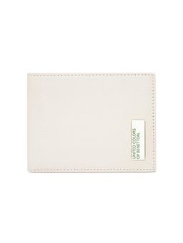 United Colors of Benetton - Mens Leather Slimfold Boppard Wallet - White