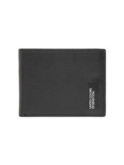 United Colors of Benetton - Mens Leather Global Coin Boppard Wallet - Black