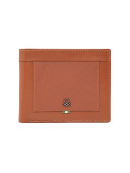 United Colors of Benetton - Mens Leather Global Coin Speyer Wallet - Tan