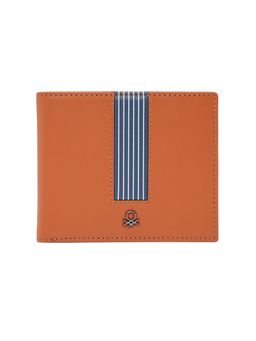 United Colors of Benetton - Mens Leather Global Coin Ansbach Wallet - Tan
