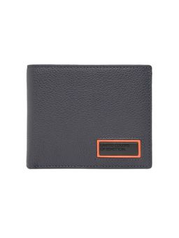 United Colors of Benetton - Mens Leather Global Coin Fanipal Wallet - Navy Blue