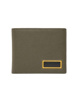 United Colors of Benetton - Mens Leather Global Coin Fanipal Wallet - Olive