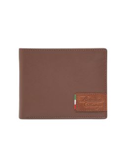 United Colors of Benetton - Mens Leather Passcase Polatsk Wallet - Brown