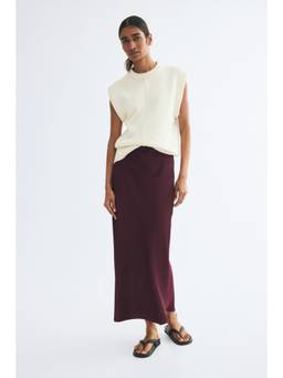 H&M - Women Red Midi Skirt
