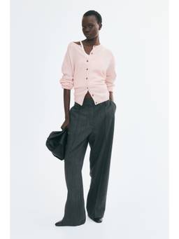H&M - Women Pink Loose-fit cardigan