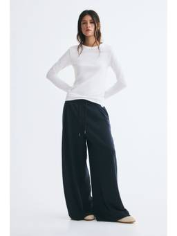 H&M - Women White Fitted Cotton Top